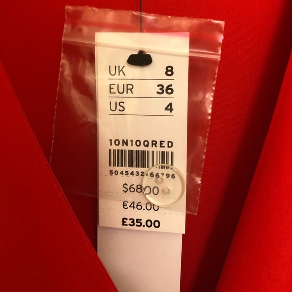 Top shop Wrap Minidress NWT - Picture 4 of 6